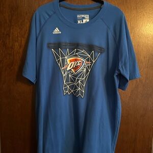 Adidas Blue OKC Graphic Tee